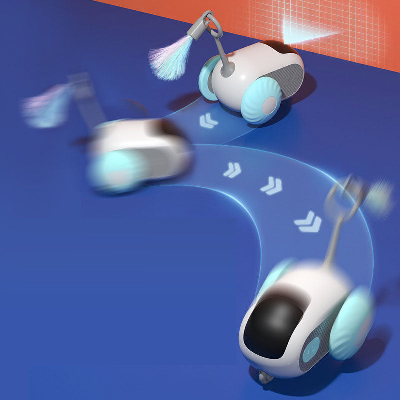 Pet Gravity Intelligent Running Car Remote Control Electric Cat Toy Teasing Stick Cat Pet - V.I.P Digital Presence