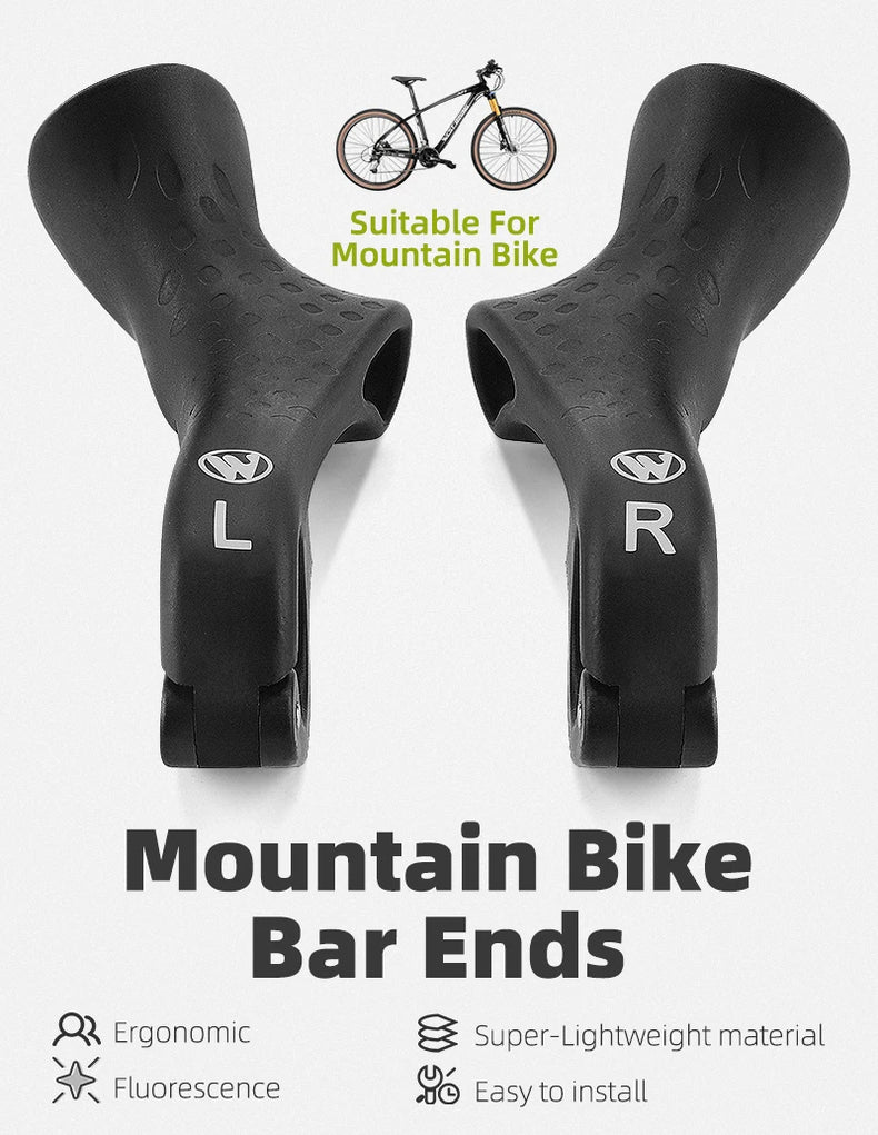 Ergonomic Design MTB Bicycle Road Gravel Mountain Bike Handlebar Bar Ends Gravel Bike Accessories Bike Grips - V.I.P Digital Presence