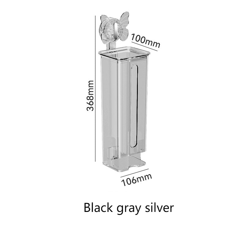 Suction cup underwear storage box sock sorting box home wardrobe wall mounted - V.I.P Digital Presence