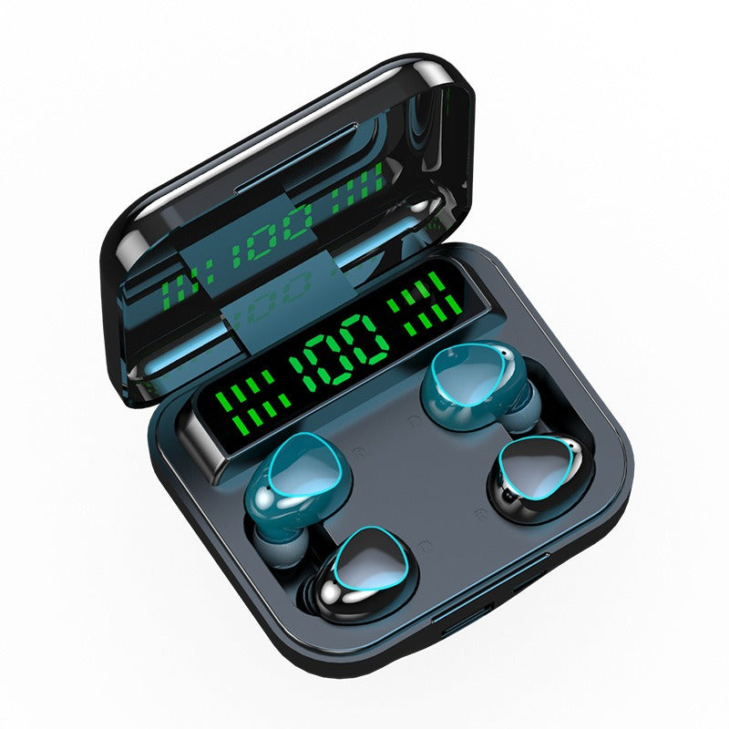 M10M30 Bluetooth Headset High-Capacity Wireless Private Model TWS New F9 Smiley Face Binaural 5.1 Noise Cancellation - V.I.P Digital Presence