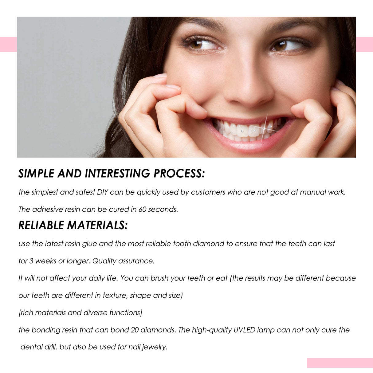 Teeth Gem Set, White Teeth Easy To Remove And Install Beautiful And Solid Gem Set - V.I.P Digital Presence