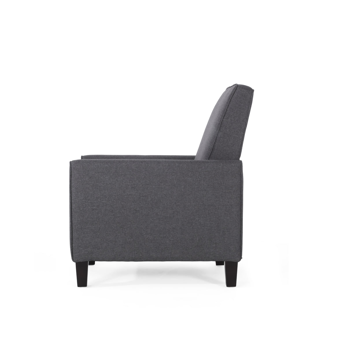 Smoke Fabric Push Back Chair for Elegant Home Décor - V.I.P Digital Presence