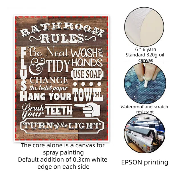 Landscape frameless canvas bedroom hanging painting spray painting oil painting cloth painting core - V.I.P Digital Presence