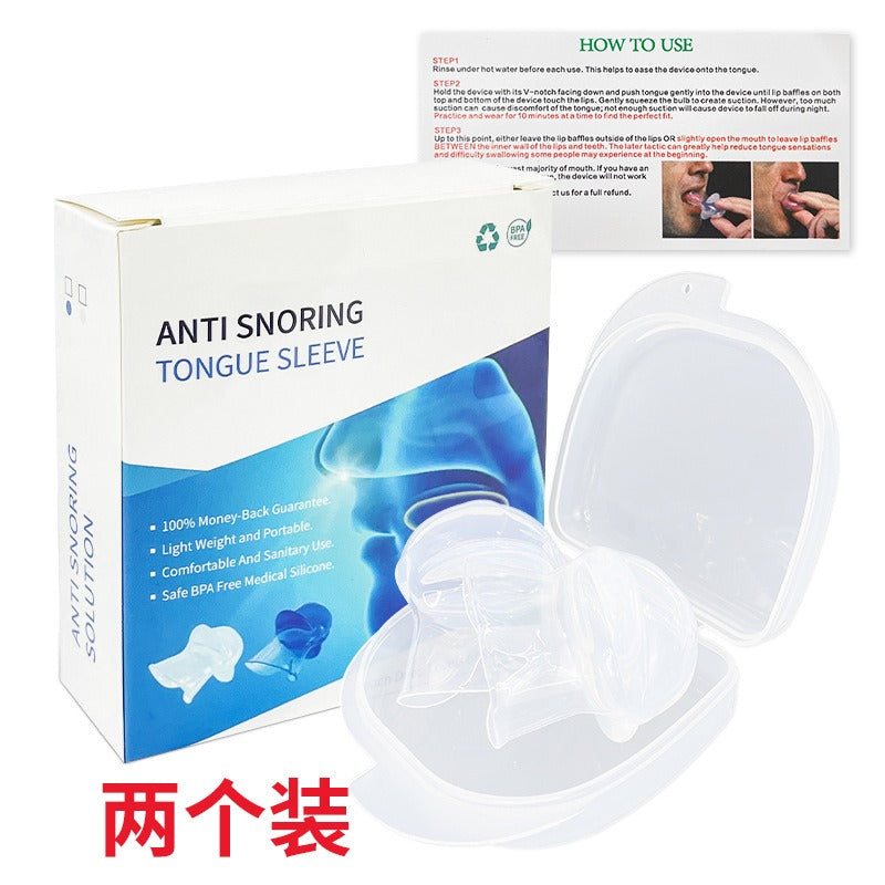 Anti snoring tongue sleeve device, anti snoring device, tongue silicone anti snoring respirator, sleep apparatus - V.I.P Digital Presence