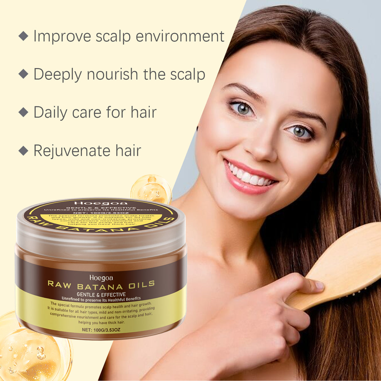 Batana Hair Care Cream Gently Nourishes Hair, Brightens Hair, Softens And Lustrous Hair Care Cream - V.I.P Digital Presence