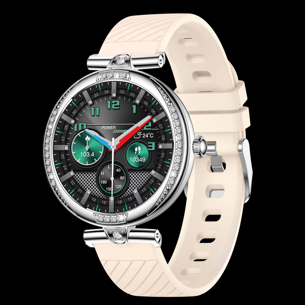 NX17 Pro Smart Watch Fashion Dimanond Ladies Wristwatch Amoled Bluetooth Calling Health Monitoring Women Fitness Smartwatch - V.I.P Digital Presence