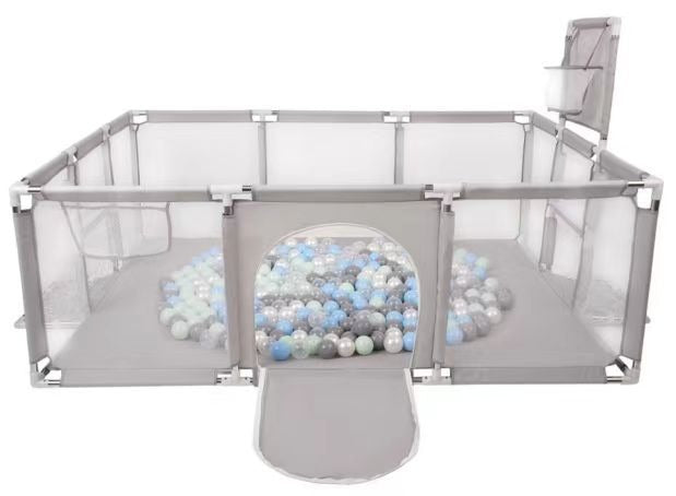 Children's fence baby basketball fence safety stainless steel playpen children's ball pit baby indoor playground baby park fence - V.I.P Digital Presence