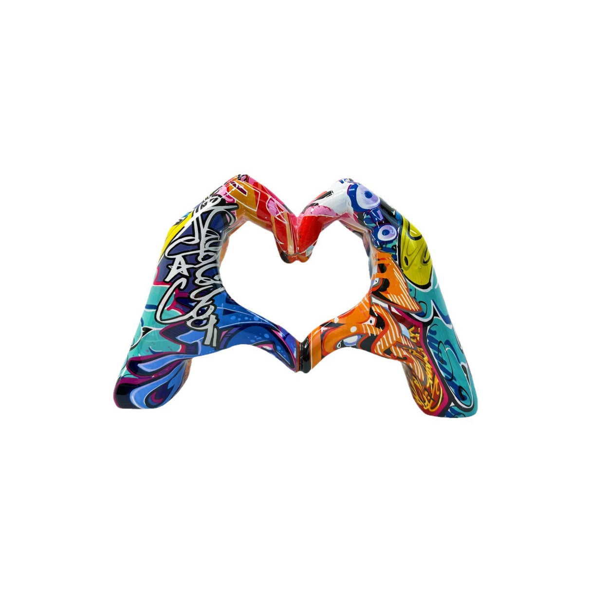 Internet celebrity graffiti, love gesture ornaments, home living rooms, offices, desktop exhibition halls, resin handicrafts, decorative products - V.I.P Digital Presence