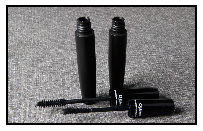 Makeup Qibest Black Tube 3D Mascara Fiber Combination Set Thick And Slender - V.I.P Digital Presence