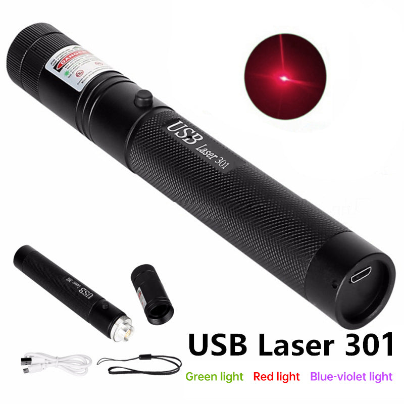 Portable Rechargeable High - Brightness Red/Green/Violet Laser Pointer, 60825 - 1, 532nm/650nm/405nm , - V.I.P Digital Presence