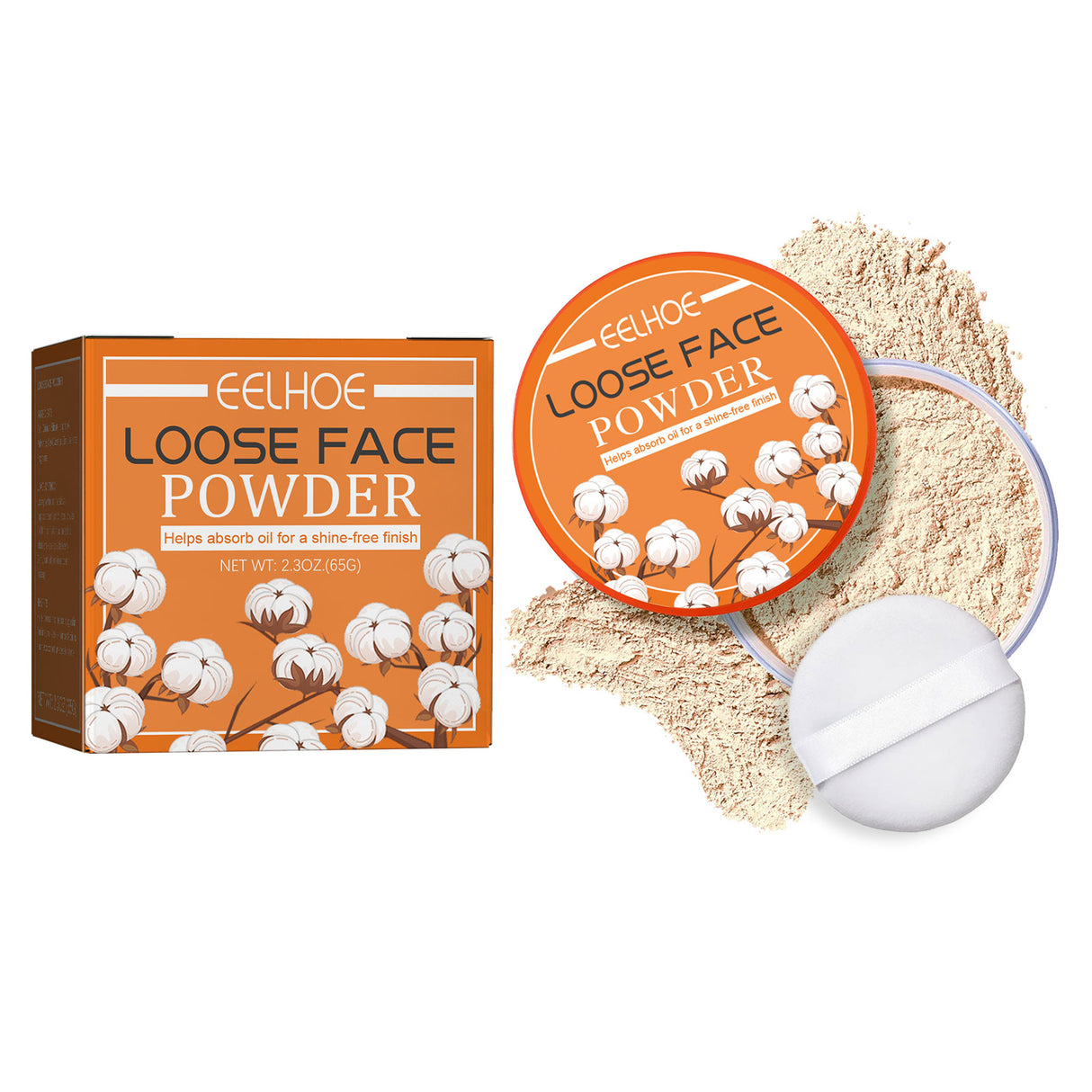 Loose Powder, Fade Fine Lines, Waterproof, Sweat Resistant Makeup Natural Concealer Complete Makeup Powder Light And Delicate - V.I.P Digital Presence