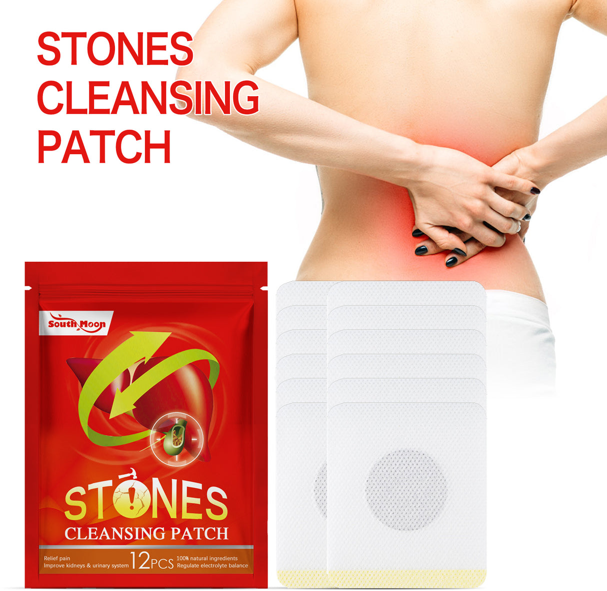 Stones Cleansing Patch, Relieve Physical Discomfort Care Relax Body And Mind Health Care Belly Button Patch - V.I.P Digital Presence