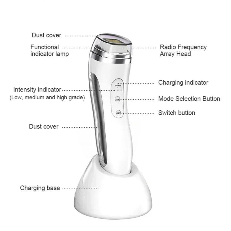 Electric Facial Lifting Machine Dot Matrix Skin Tightening Rejuvenation Wrinkle Removal Face Massager Home Use Beauty Devices - V.I.P Digital Presence