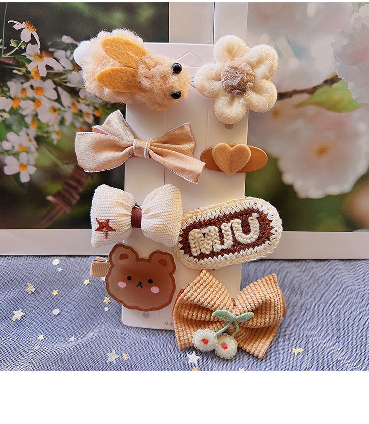 Children's Plush Hair Clip Autumn and Winter New Hair Accessories Little Girls' Hair Clip Cute Headwear - V.I.P Digital Presence