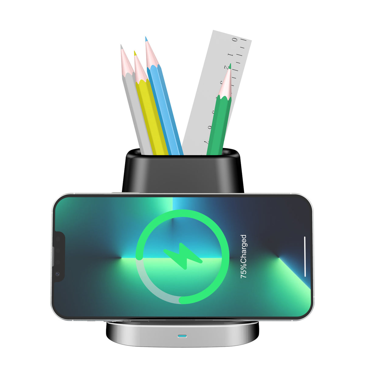 Pen Holder Wireless Charger For Apple iPhone13/12Pro Mobile Phone Samsung S21/NOTE20 Wireless Charger - V.I.P Digital Presence