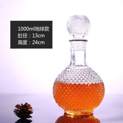 250ml 500ml 1000ml Glass Crystal Red Wine Decanter Wine Bottle Decanter