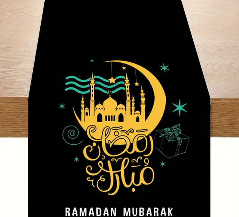 Printed Moon Castle House Tablecloth Home Decoration Party Festival Atmosphere Table Flag - V.I.P Digital Presence