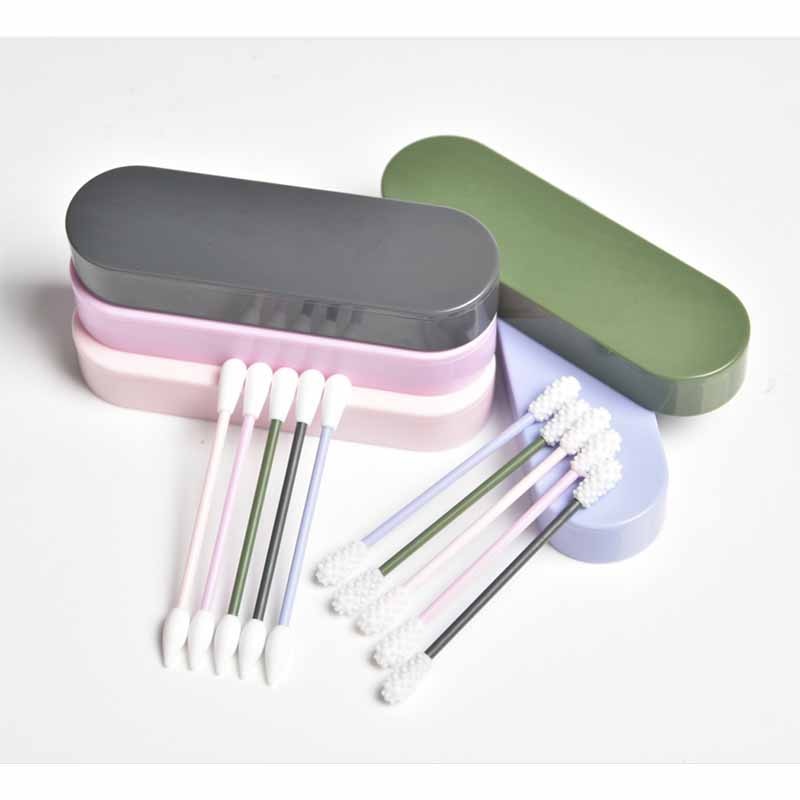Reusable Cotton Swab Ear Cleaning Silicone Washable Makeup Swabs Sticks Soft Flexible Make Up Tools Kit - V.I.P Digital Presence