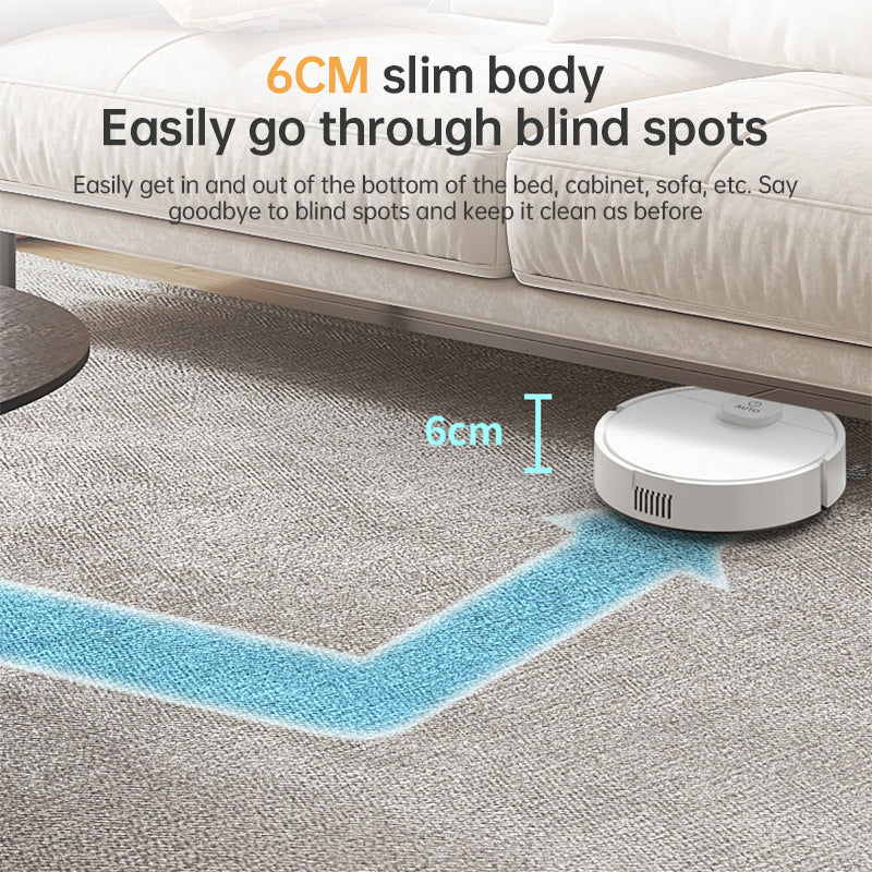 **3-in-1 Sweeping Robot: USB Charging, 1000Pa Suction, Auto-Clean for Pet Hair, Carpets & Floors** - V.I.P Digital Presence