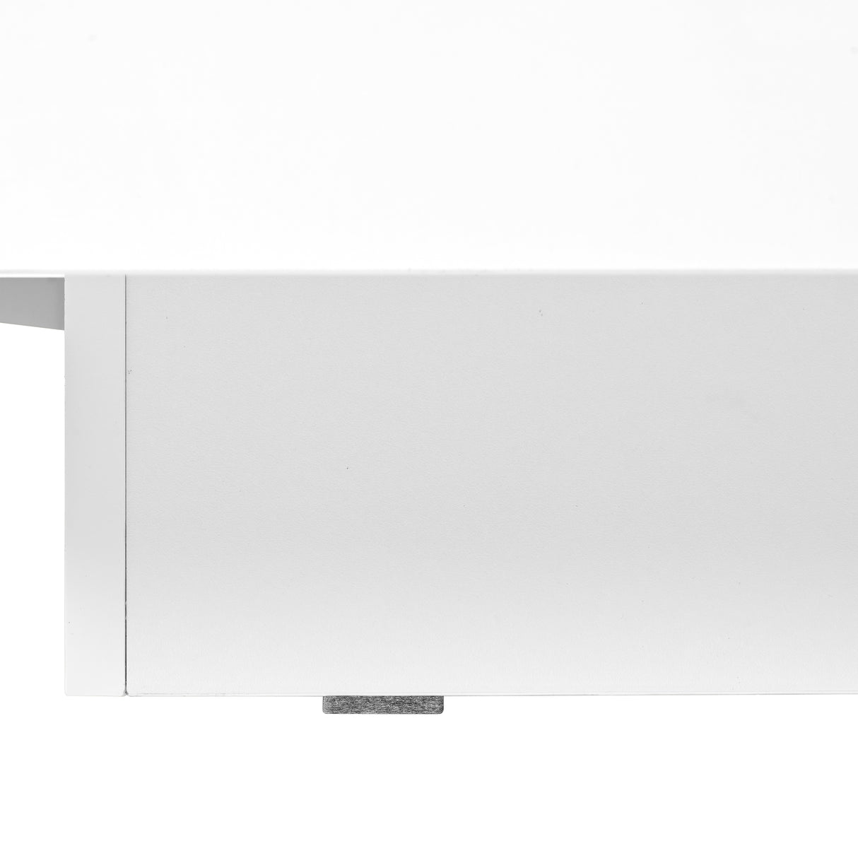 ON-TRANS 31.4 inches x 31.4 inches with sliding tabletop, high gloss center table, hidden storage room white - V.I.P Digital Presence