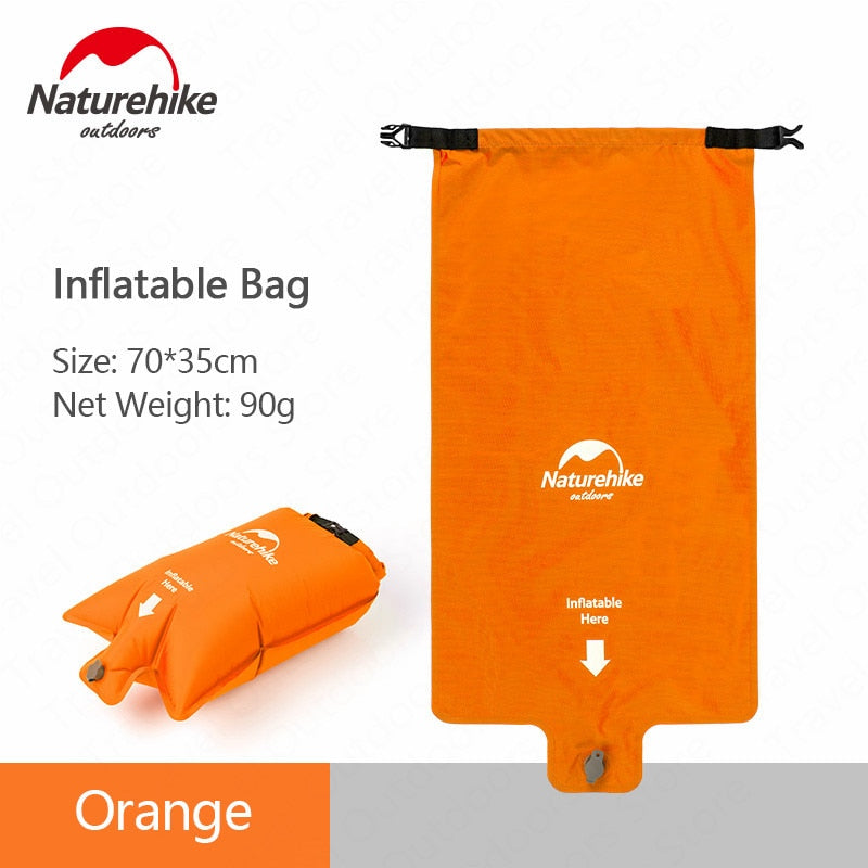 Colchoneta inflable para acampar al aire libre Naturehike, bolsa inflable, tienda de campaña, colchón para dormir, colchoneta ultraligera portátil para picnic, colchoneta para acampar y picnic