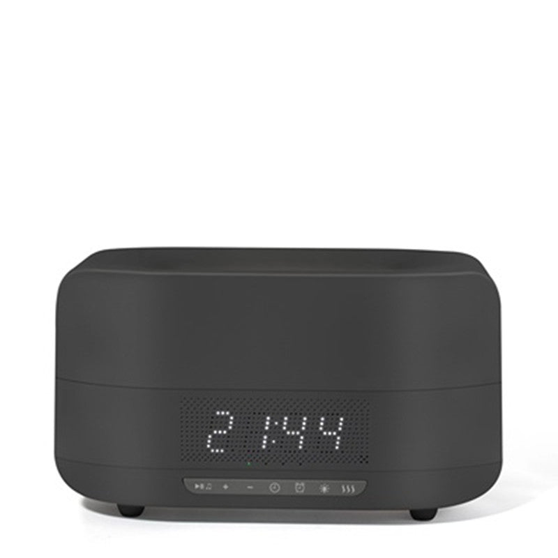 Multifunctional Atmosphere light sleep wireless Bluetooth speaker flame humidifier aromatherapy machine digital display clock - V.I.P Digital Presence