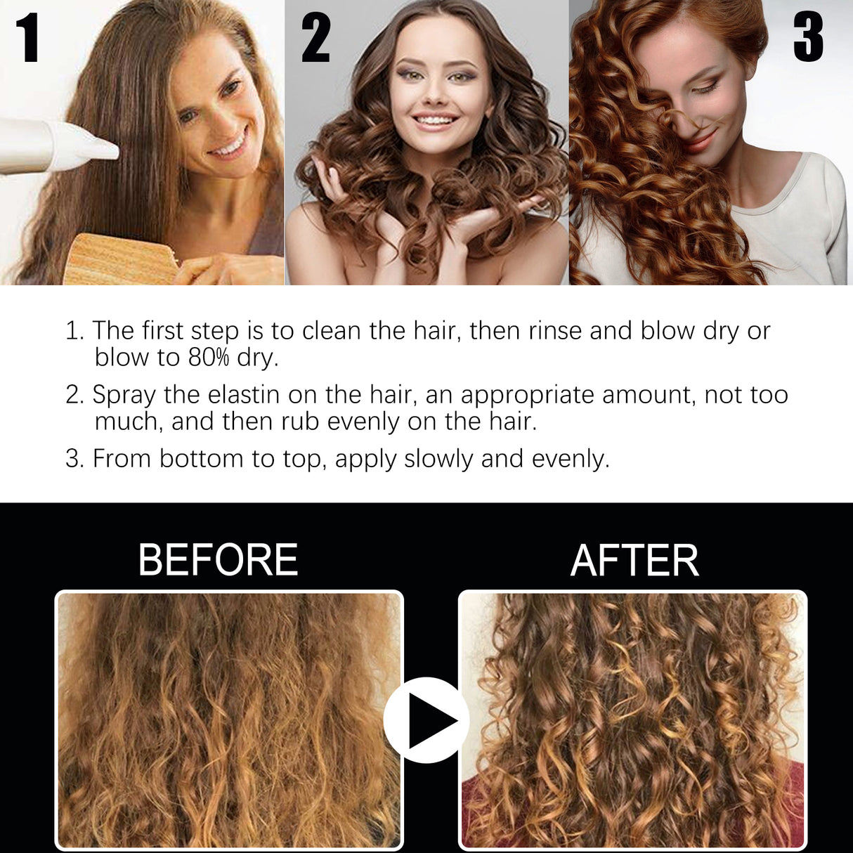 Hair Styling Spray, Hair Styling Moisturizing Fragrance Long Lasting Dry Gel Gel Hair Styling Gel Water - V.I.P Digital Presence