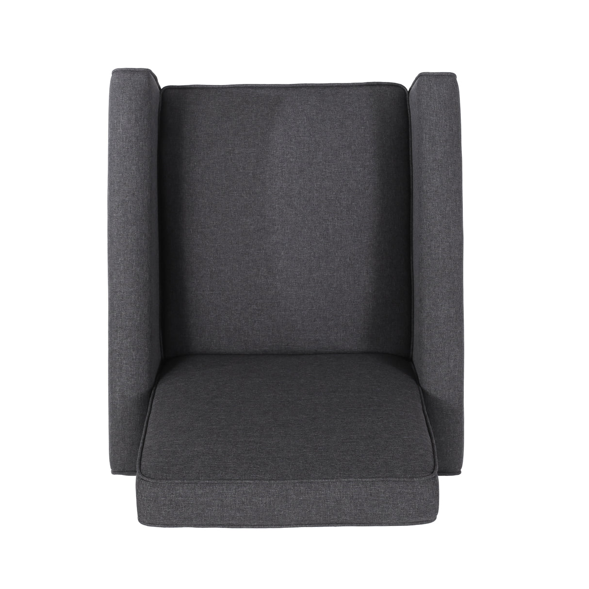Smoke Fabric Push Back Chair for Elegant Home Décor - V.I.P Digital Presence