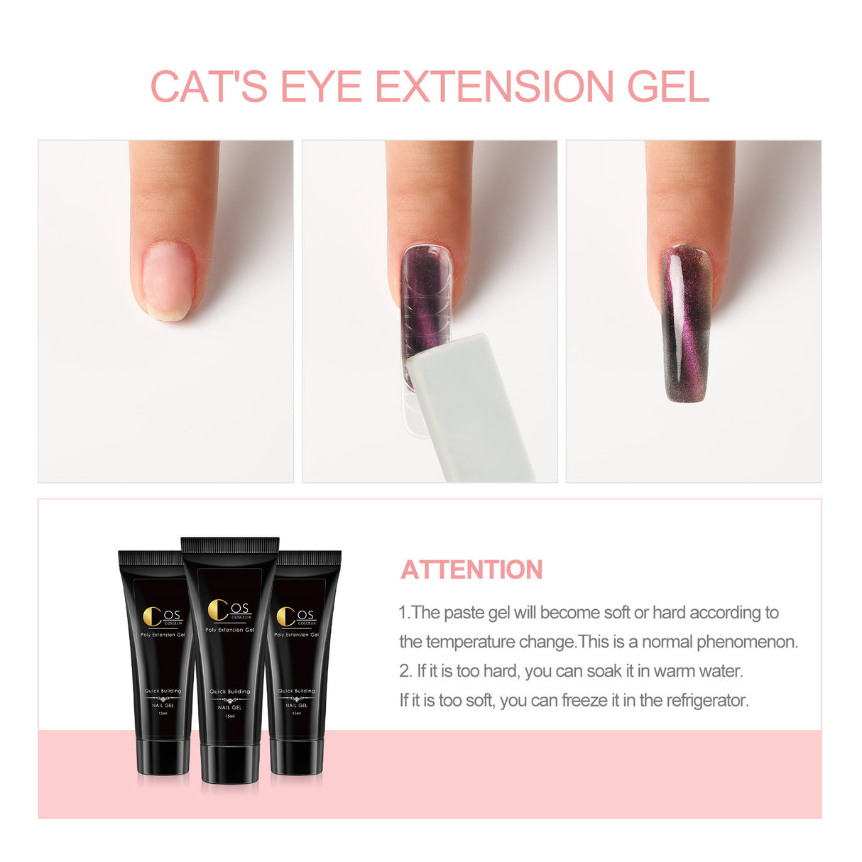 Painless Fast Crystal Extension Glue Cat Eye Manicure Phototherapy Glue Beginner Manicure Holder Nail Extension Glue - V.I.P Digital Presence