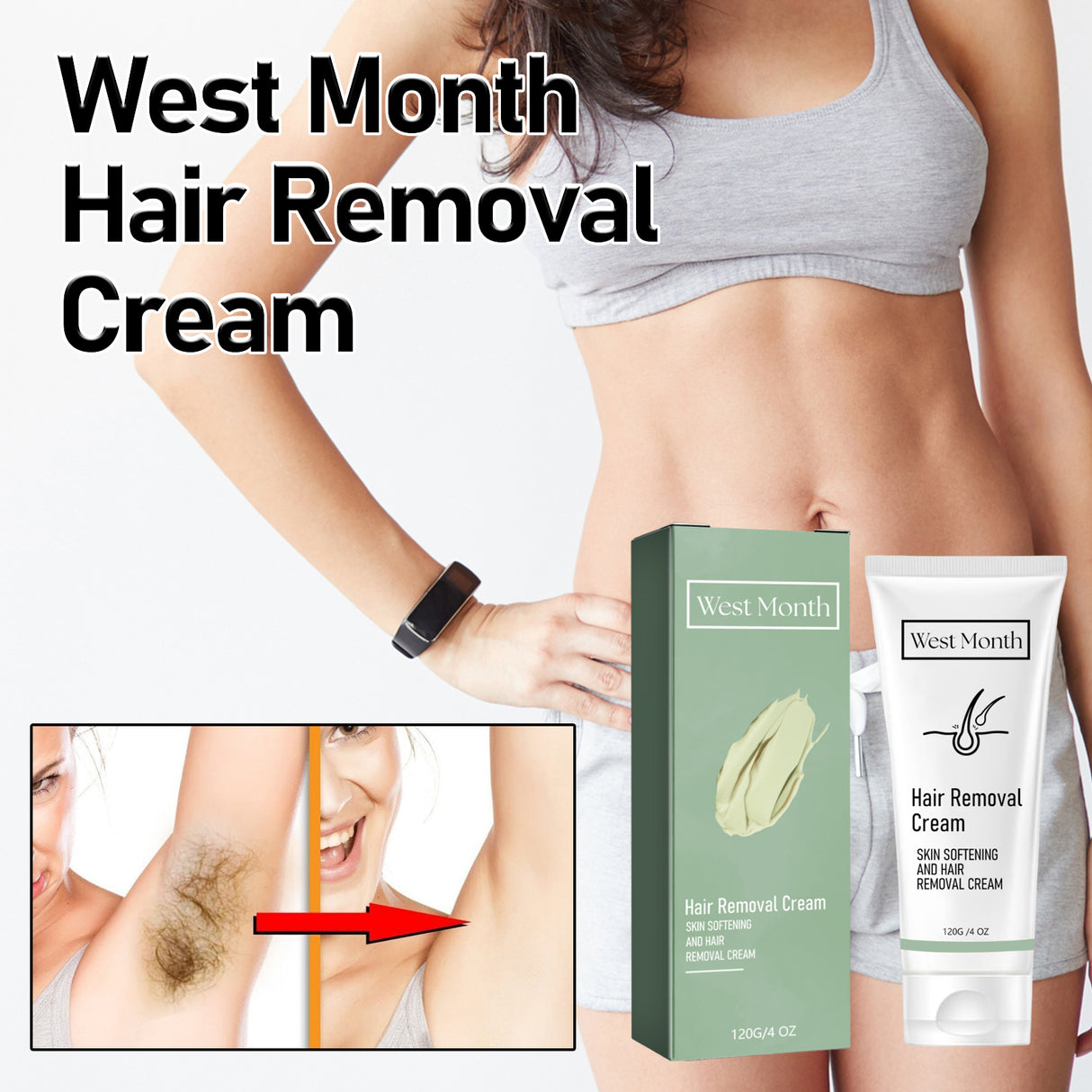 Hair Removal Cream, Full Body Underarm Lip Gentle Depilation Does Not Stimulate Smooth And Delicate Skin - V.I.P Digital Presence