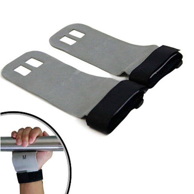 1 Pair S M L Hand Grip Synthetic Leather Crossfit Gymnastics Guard Palm Protectors Glove Pull Up Bar Weight Lifting Glove - V.I.P Digital Presence