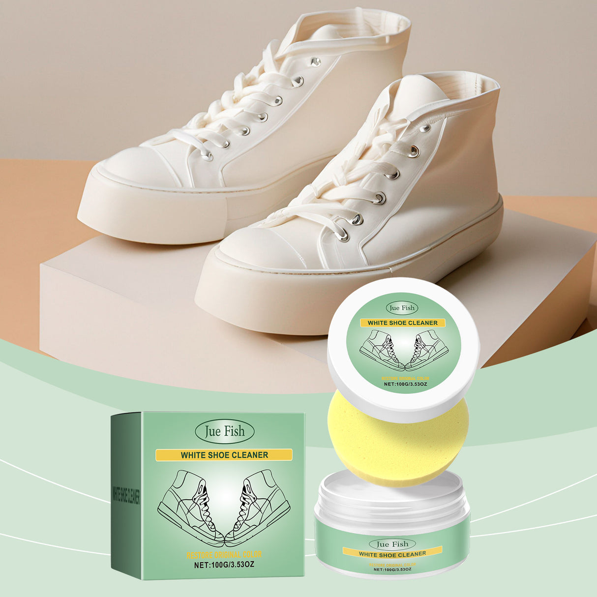 White Shoe Cleaning Cream Clean Leather Bag Small White Shoes Free Wash Maintenance Portable Cleaning Cream - V.I.P Digital Presence