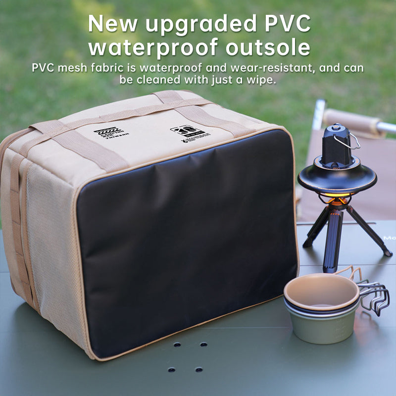 Outdoor storage bag, large - capacity foldable storage box, camping gear for picnic, portable, water - resistant - V.I.P Digital Presence