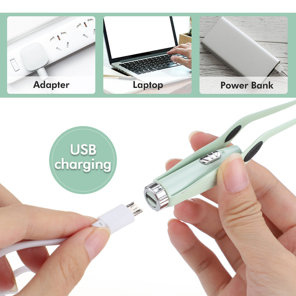 Illuminated Ear Scoop Ear Cleaner Pick Earmuff Ear Pick Visual Ear Scoop Children's Luminous Earwax Tweezers Set - V.I.P Digital Presence