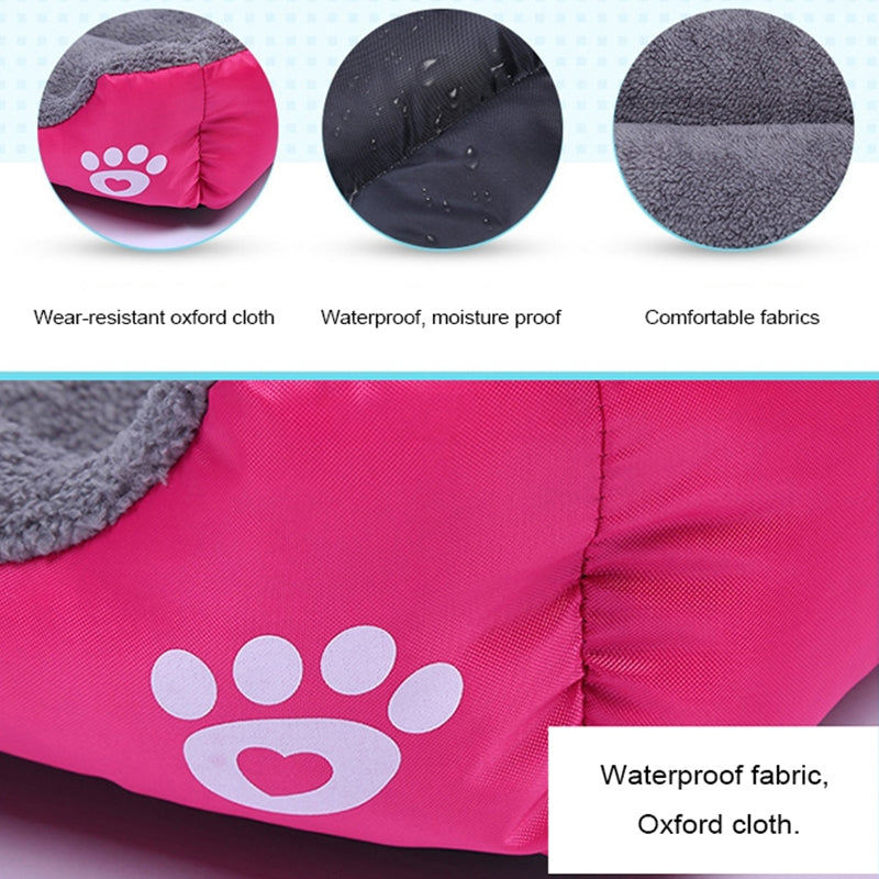 New, soft, and cozy fleece pet bed. Waterproof bottom. Suitable for small, medium & large pets. Keeps pets warm. - V.I.P Digital Presence
