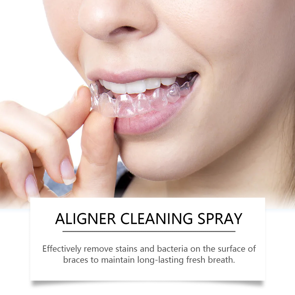 Denture Cleaner Spray, Denture Cleaner Cosmetic Teeth Denture Cleaner Spray Portable - V.I.P Digital Presence