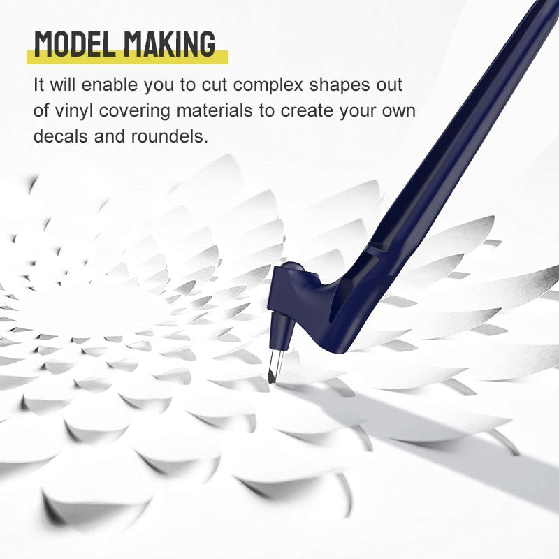 Craft Cutting Tools 360 Rotating Blade Paper-Cutter 3 Replace Blade Craft Cutting Knife DIY Art Wear-Resisting Art Cutting Tool - V.I.P Digital Presence