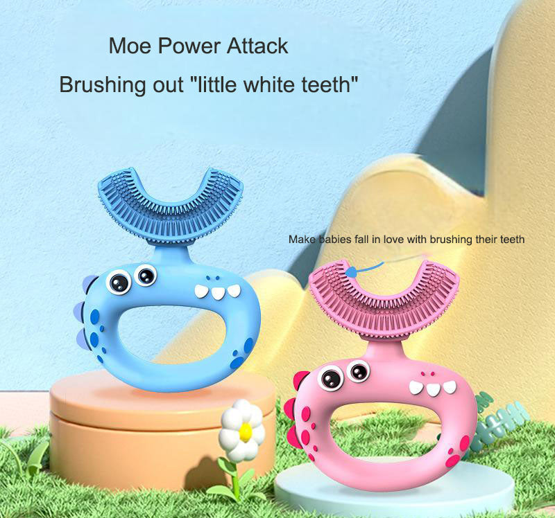 Cepillo de dientes para niños Tiktok cepillo de dientes de silicona para bebés