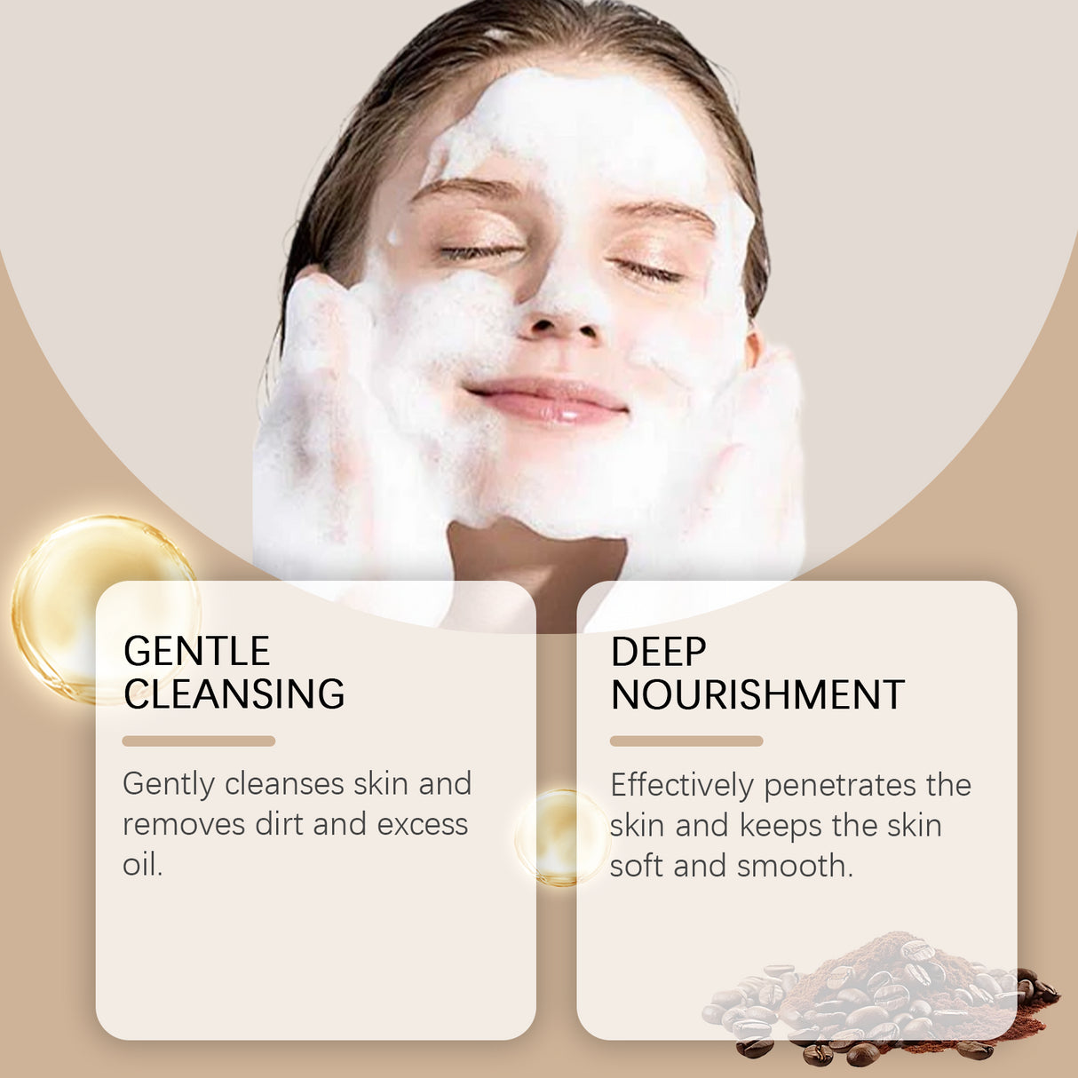 Coffee Cleansing Soap, Coffee Essence Gently Cleans, Nourishes, Moisturizes And Brightens The Skin - V.I.P Digital Presence