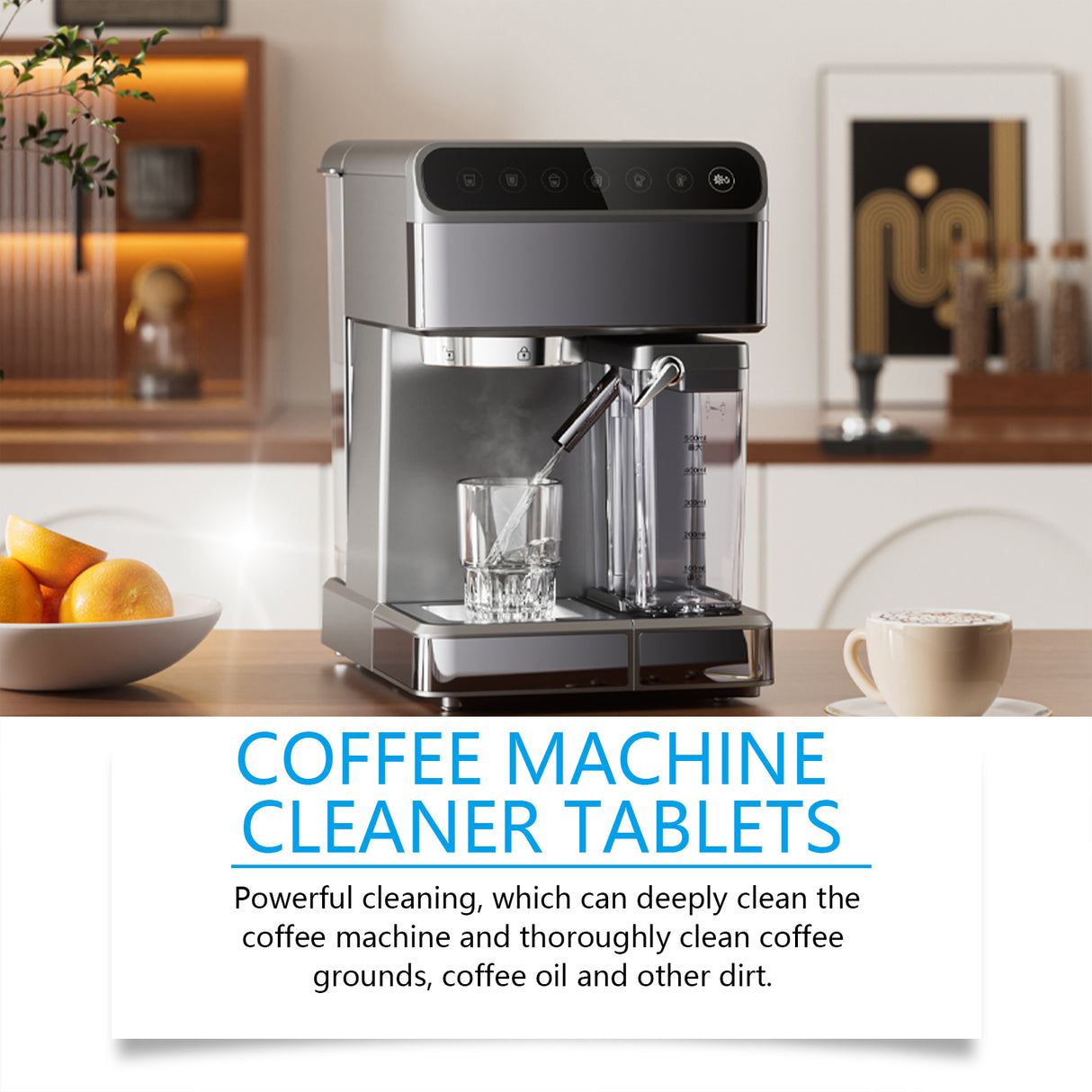 Coffee Machine Descaling Cleaning Tablets, Dirt And Oil Stains Clean Keep Kitchen Equipment Sanitary Effervescent Tablets - V.I.P Digital Presence