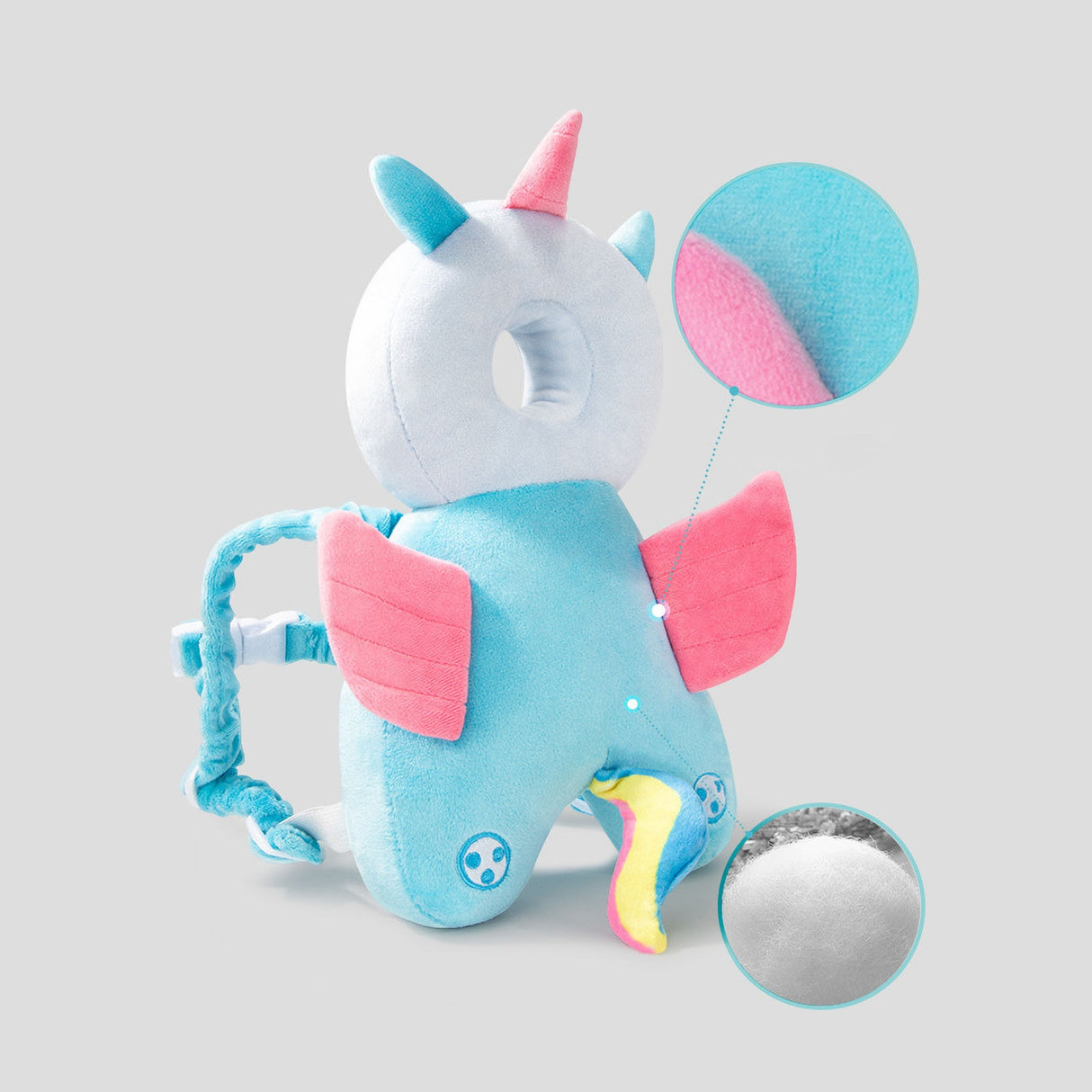 Cute Baby Infant Toddler Newborn Head Back Protector Safety Pad Baby Anti-fall Pillow Protective Pad Protection Back Pillow - V.I.P Digital Presence