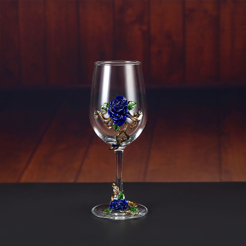 Household enamel crystal glass red wine glass goblet decanter - V.I.P Digital Presence