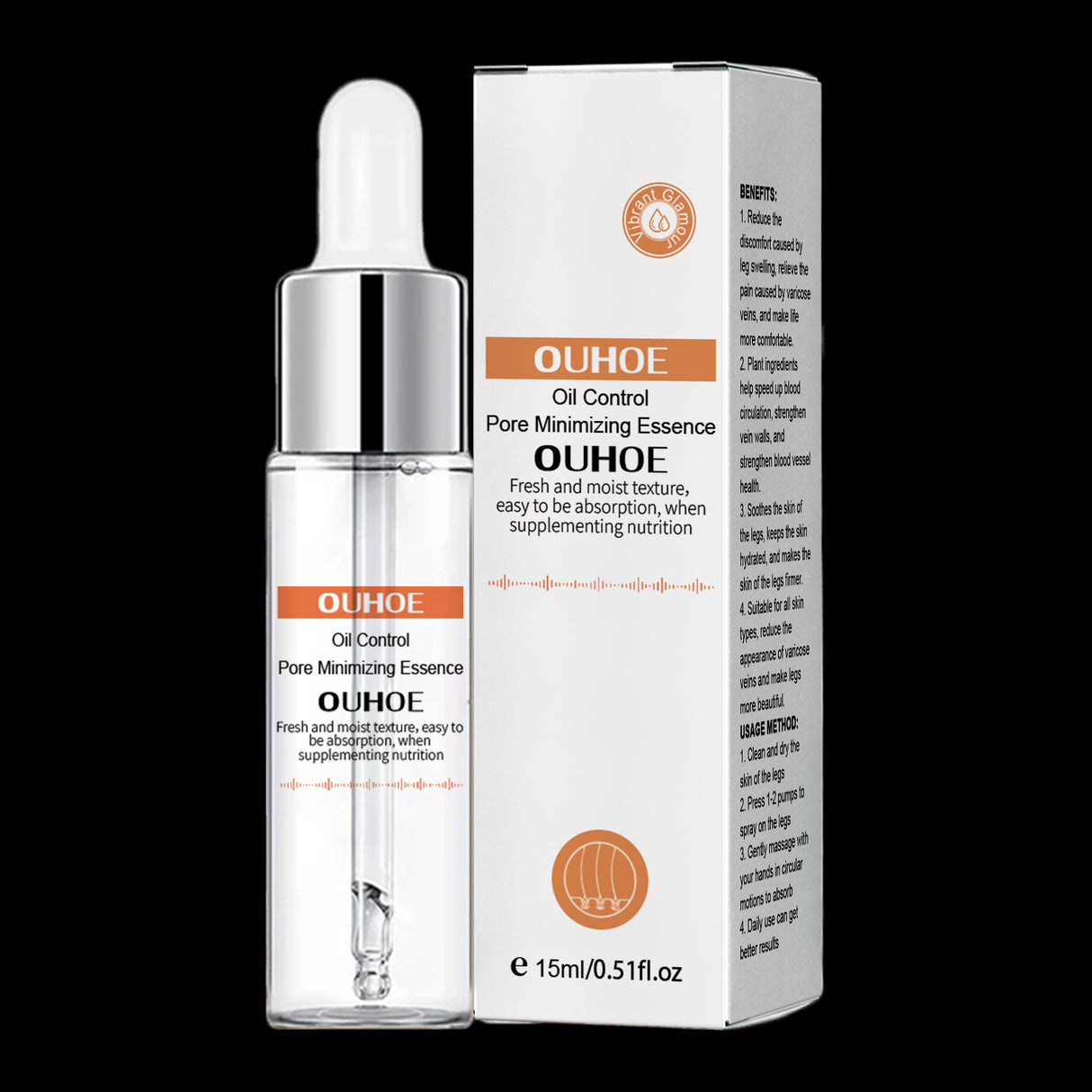 Pore Repair Essence, Delicate, Brightens Skin, Contracts Pores, Moisturizes And Tightens Skin