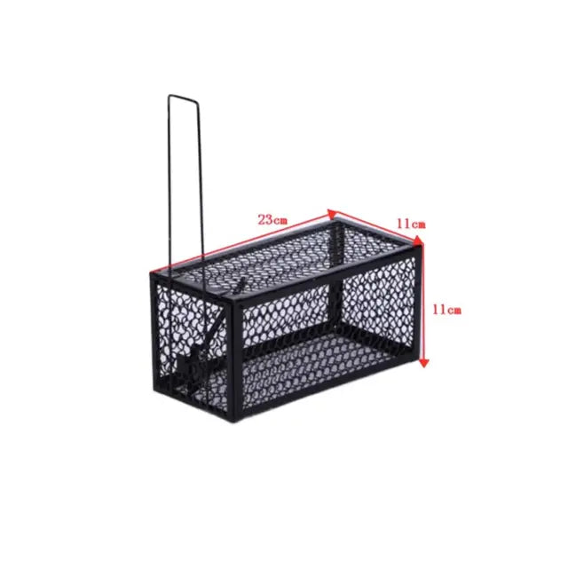 Self-locking Trap Catcher Mouse Rat Bait Mice Live Box Mice Trap Cage Household Mouse Catcher Animal Control Hamster Iron Cage