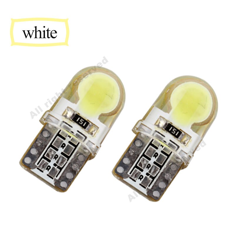 10Pcs Auto T10 Led Cold White 194 W5W LED 168 COB Silica Car Super Bright Turn Side License Plate Light Lamp Bulb DC 12V - V.I.P Digital Presence