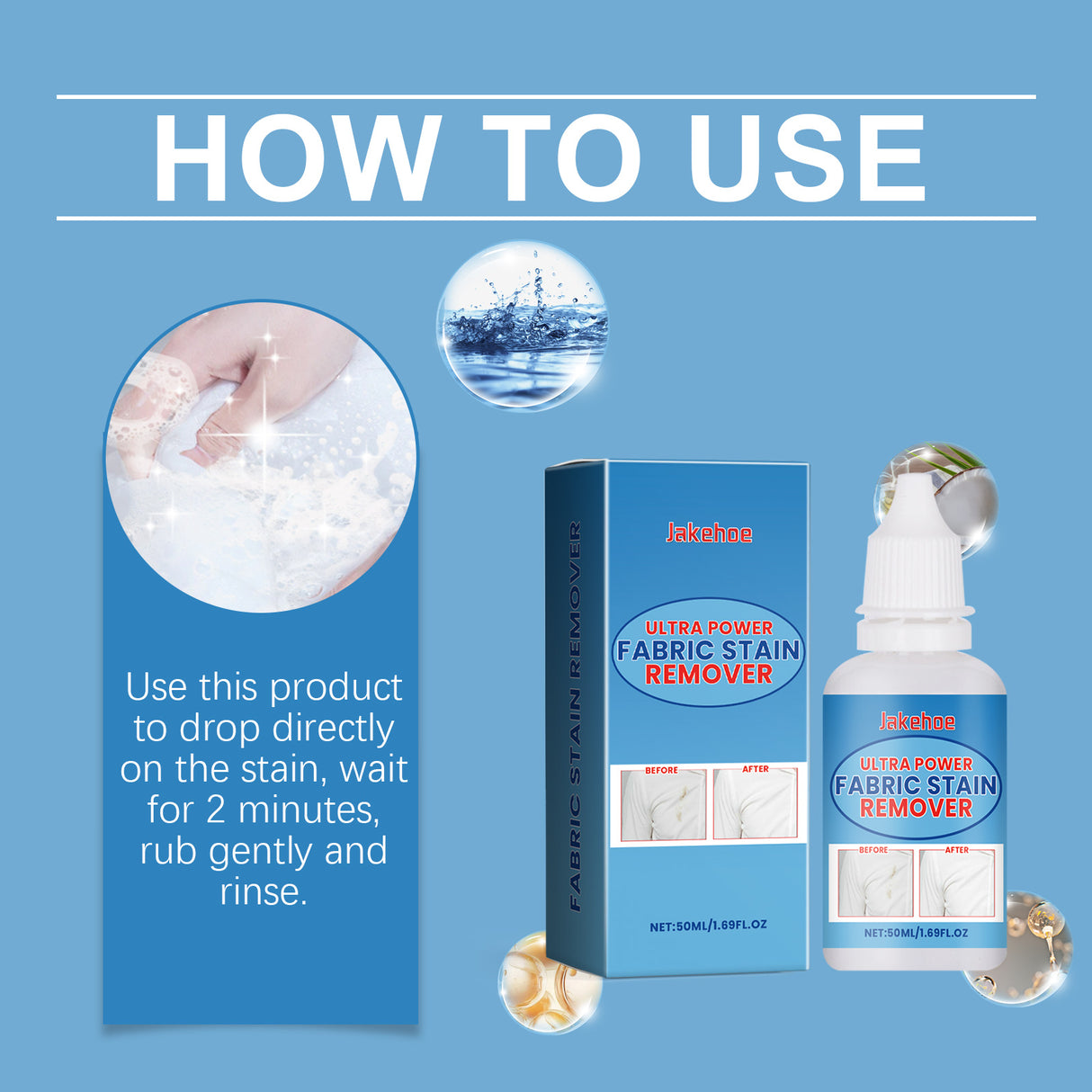 All-In-One Fabric Stain Remover Protects Clothing, Cleans Oil Stains And Gently Cleans Stubborn Stains - V.I.P Digital Presence