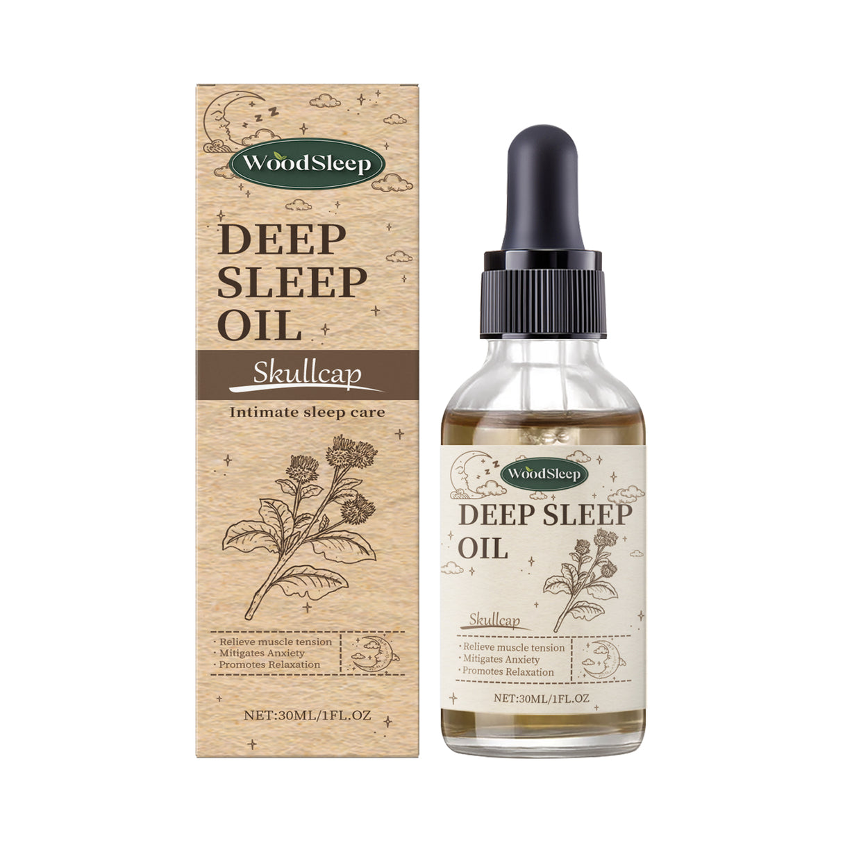 Scutellaria Sleep Essential Oil Eases Sleep, Relaxes And Comforts Portable Skin And Body Care Essential Oil - V.I.P Digital Presence