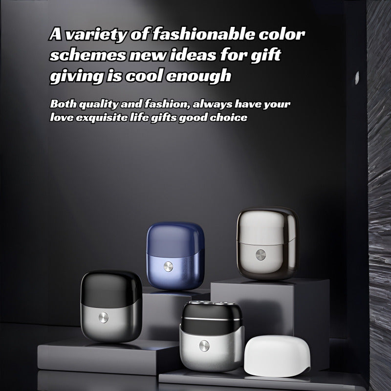 Mini electric shaver with full body water washing and dual head magnetic shaver for men portable for home use - V.I.P Digital Presence