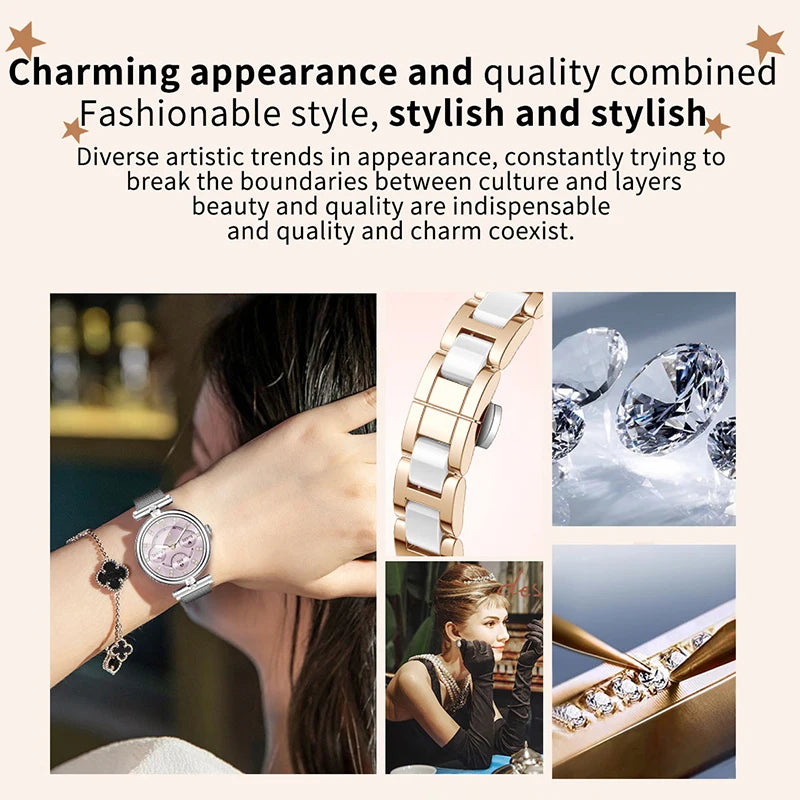 AK62 Smart Watch Women 1.09 Inch HD Screen Custom Watch Face Sports Fitness Tracker Bluetooth Call Lady Smartwatch 2024 - V.I.P Digital Presence