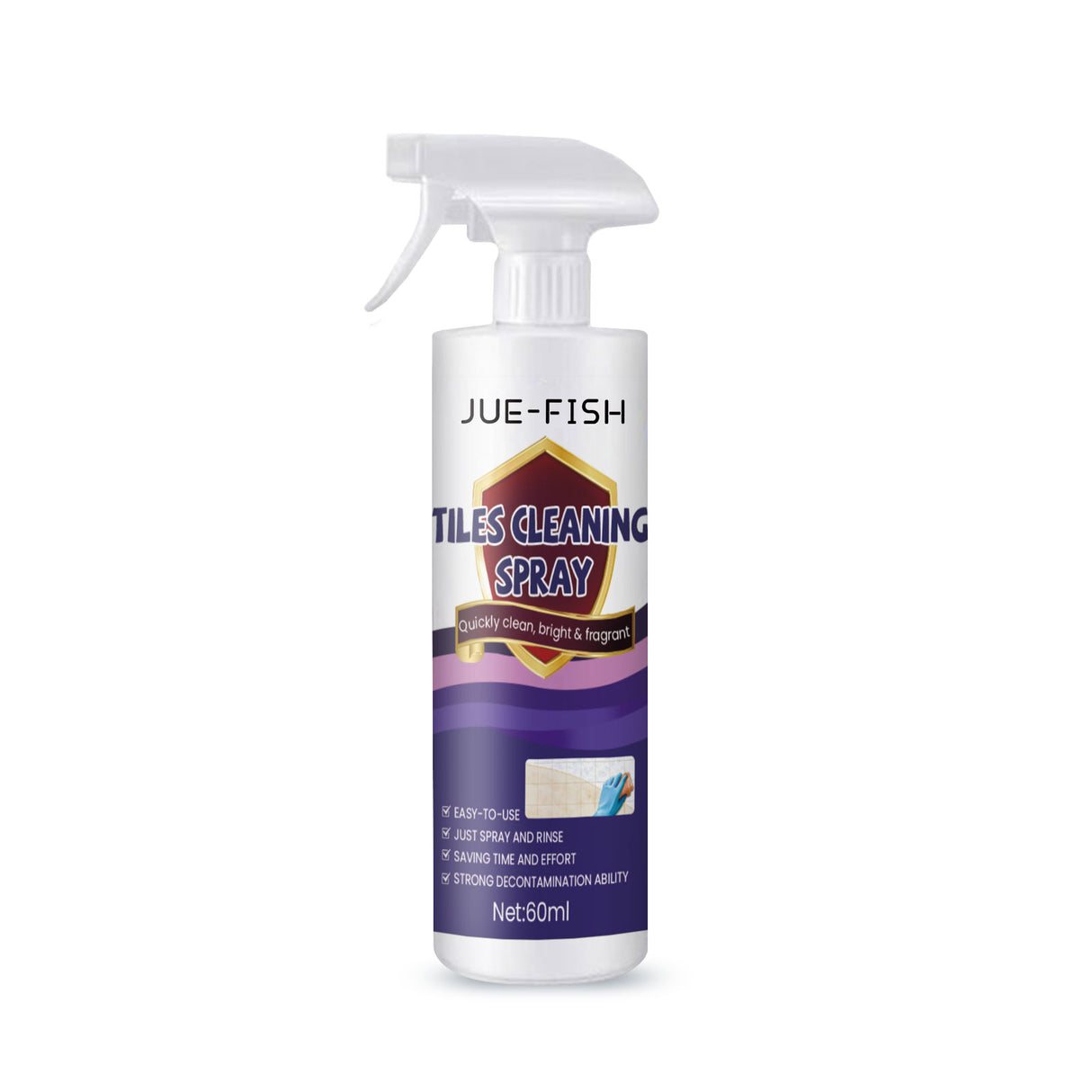 Jue-fish Tile Cleaning Spray, Kitchen Bathroom Wall Floor Tile Decontaminating Cleaning Spray - V.I.P Digital Presence
